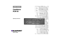 Blaupunkt Casablanca-RCM-85 - Owners Manual